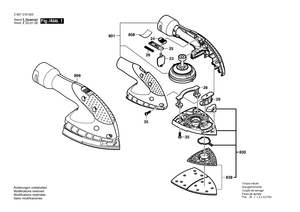 New Genuine Bosch 2607219902 Orbital Sander