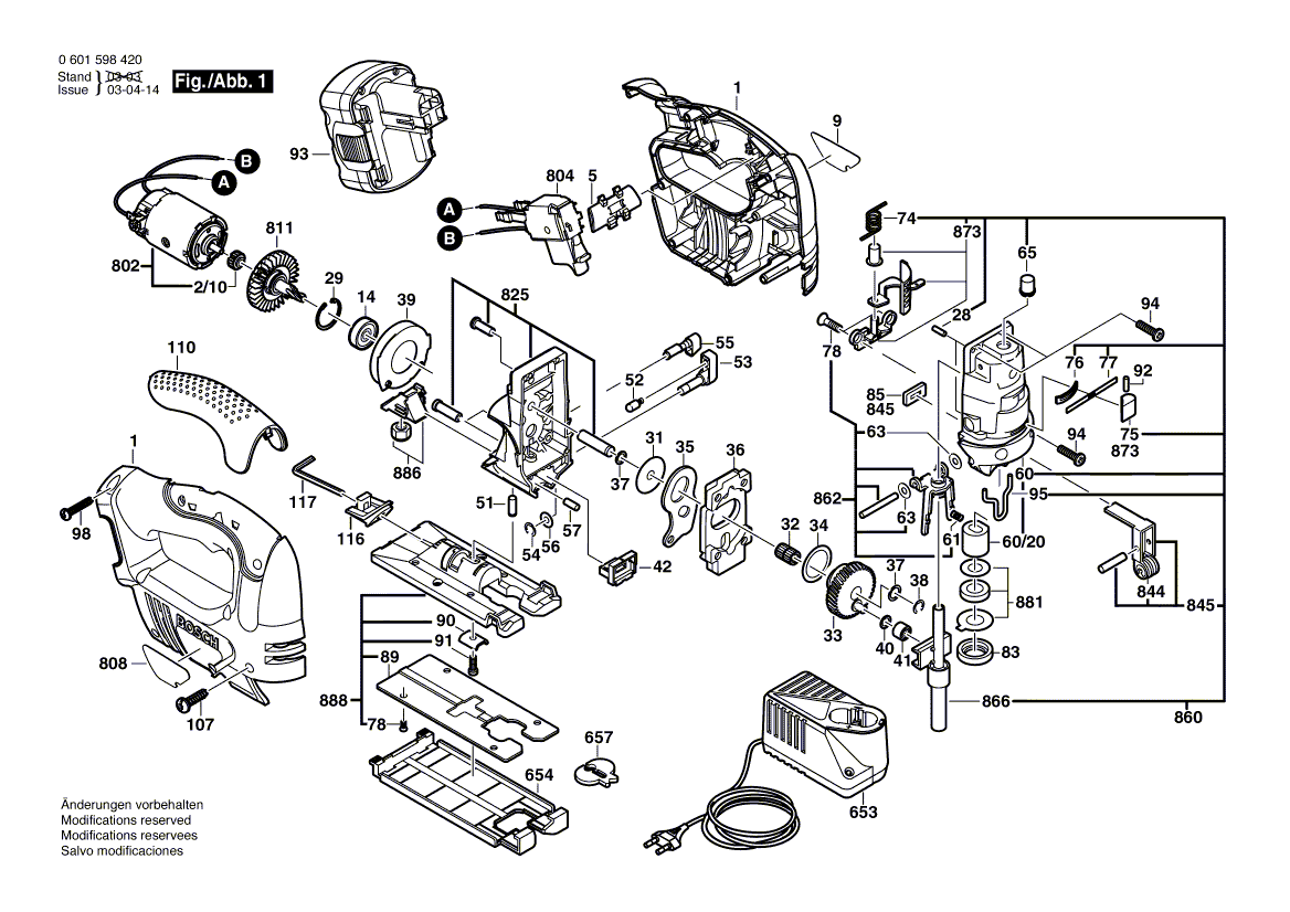 New Genuine Bosch 2607224983 Fast Charger