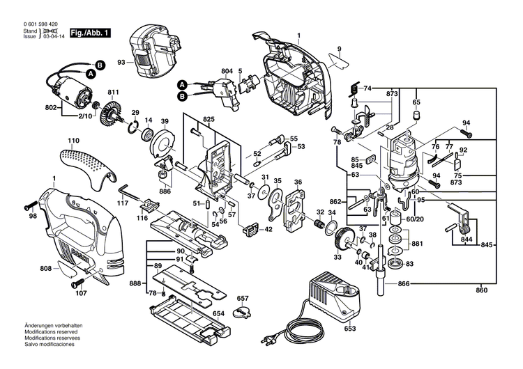 New Genuine Bosch 2607224983 Fast Charger