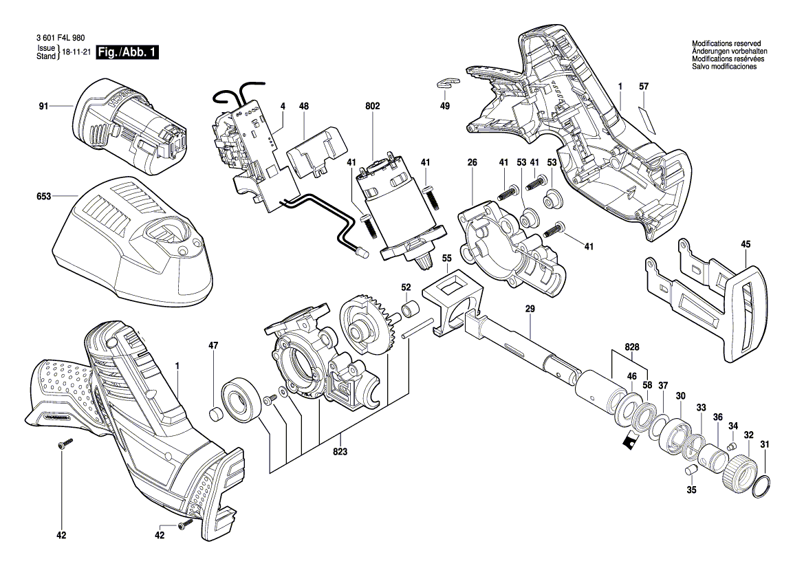New Genuine Bosch 2607225135 Fast Charger
