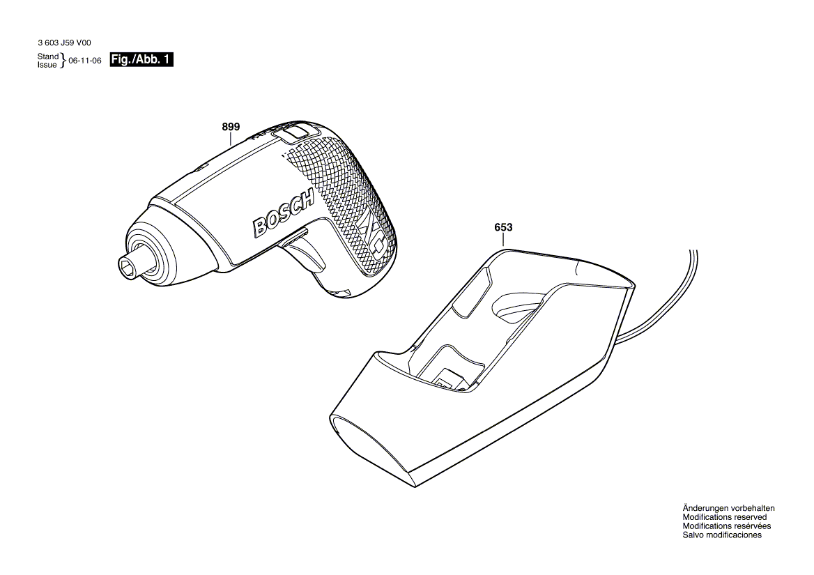 New Genuine Bosch 2607225169 Charger