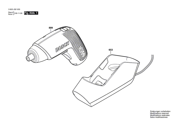 New Genuine Bosch 2607225169 Charger