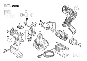New Genuine Bosch 2607225317 Fast Charger