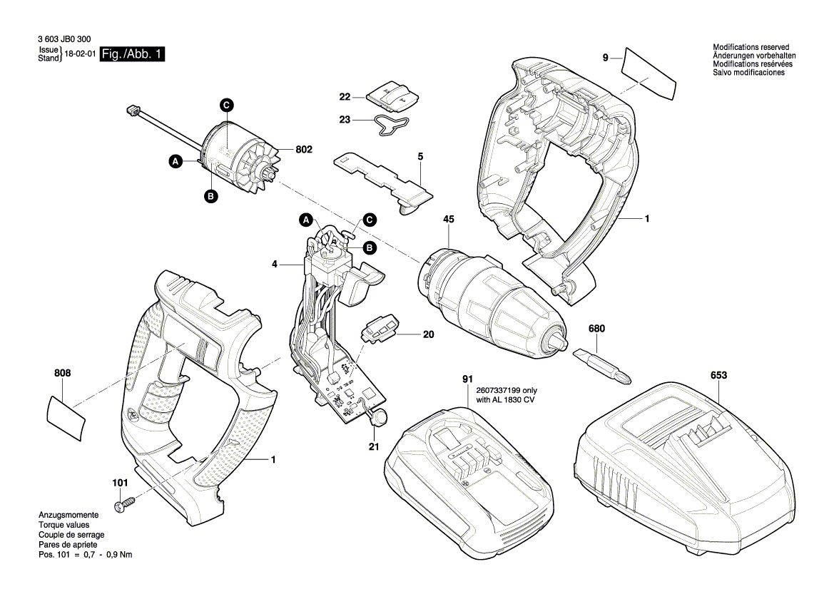 New Genuine Bosch 2607225471 Fast Charger