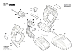New Genuine Bosch 2607225471 Fast Charger