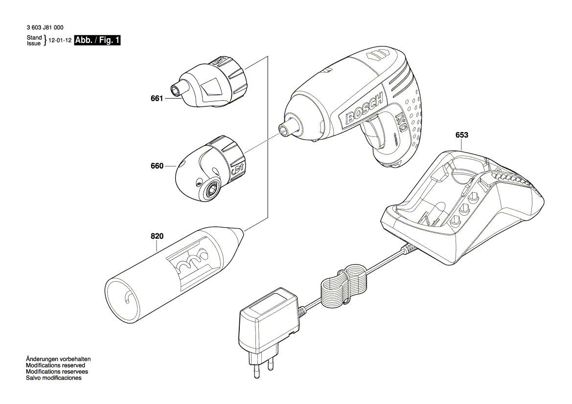 New Genuine Bosch 2607225809 Fast Charger