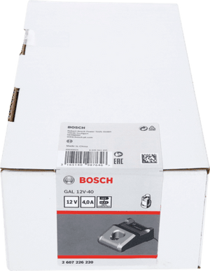 New Genuine Bosch 2607226220 Single Volt Charger GAL 12V-40