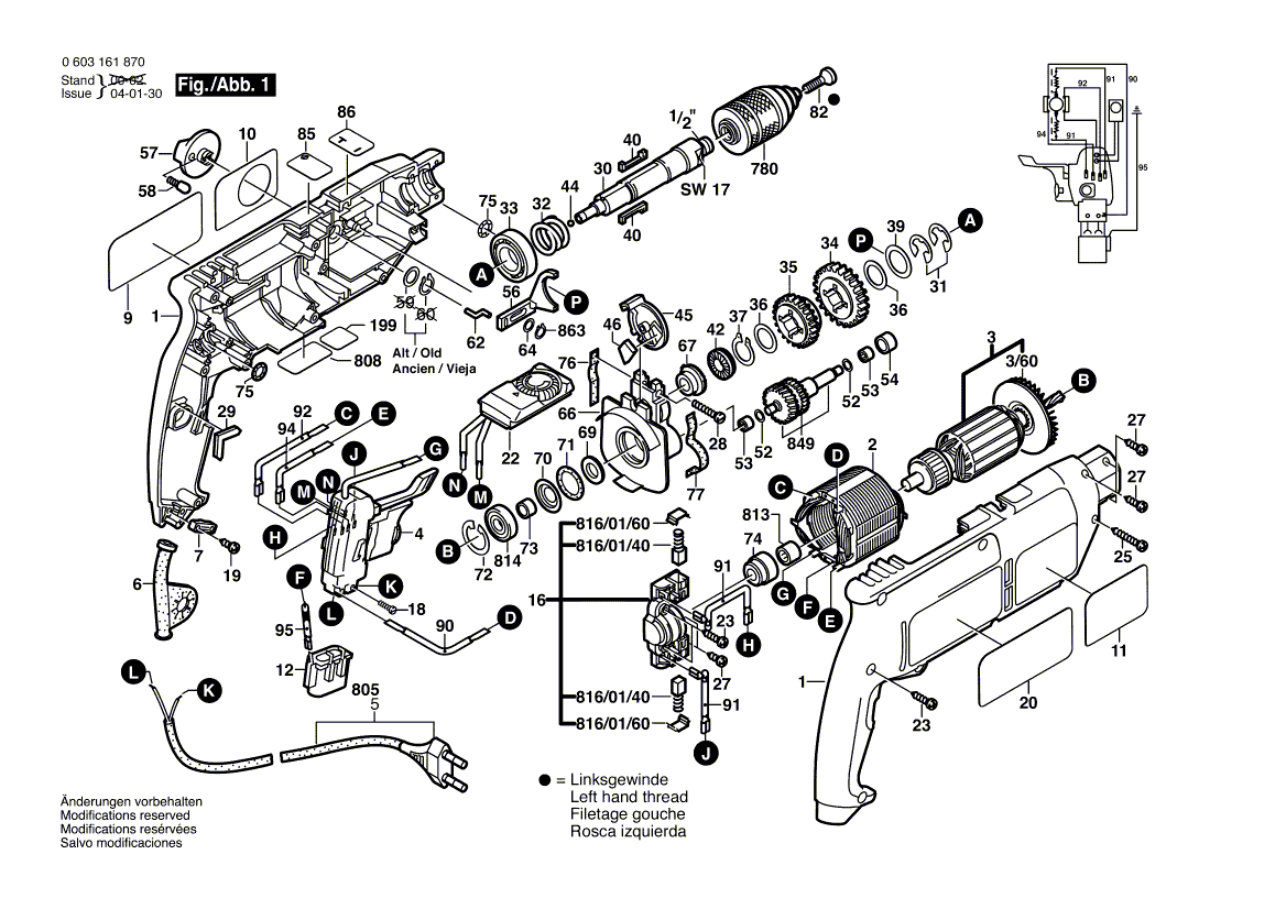 New Genuine Bosch 2607233005 Torque Control