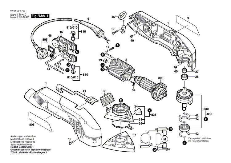 New Genuine Bosch 2607233024 Speed governor