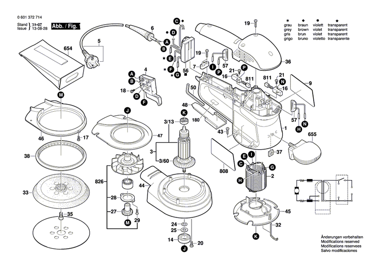 New Genuine Bosch 2607233035 Speed governor