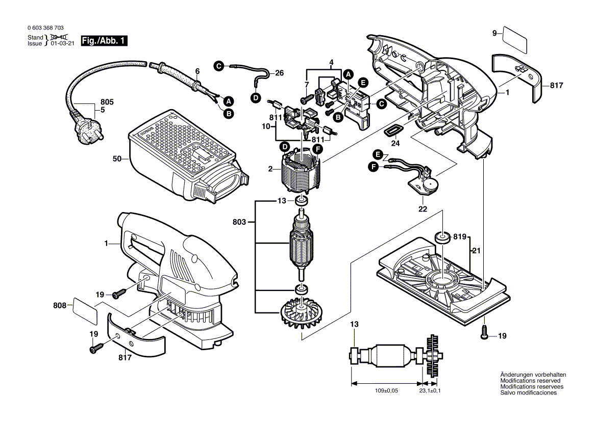 New Genuine Bosch 2607233045 Rpm Actuator