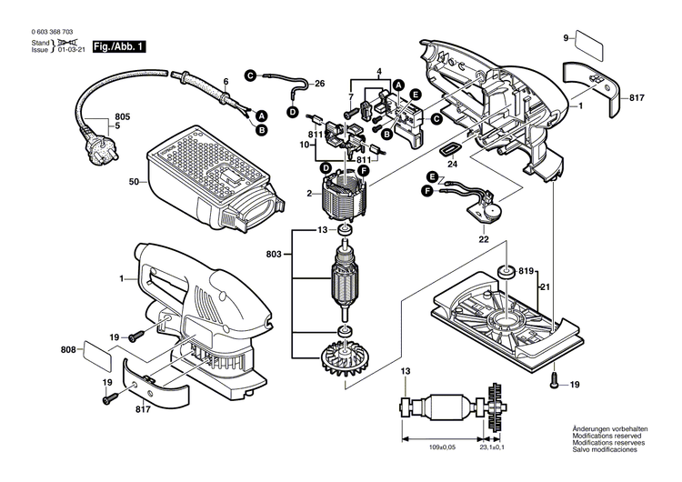 New Genuine Bosch 2607233045 Rpm Actuator