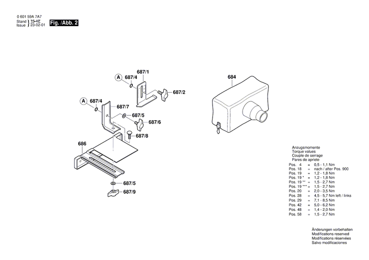 New Genuine Bosch 2607233064 Speed governor