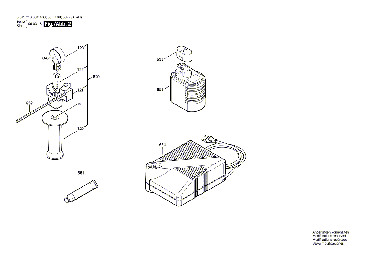 New Genuine Bosch 2607335223 Accumulator Battery