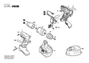 New Genuine Bosch 2607335275 Slide-In Accu Package