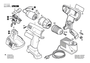 New Genuine Bosch 2607335441 Slide-In Accu Package