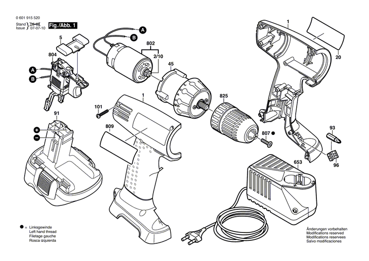 New Genuine Bosch 2607335441 Slide-In Accu Package