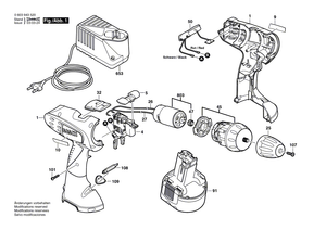 New Genuine Bosch 2607335697 Slide-In Accu Package