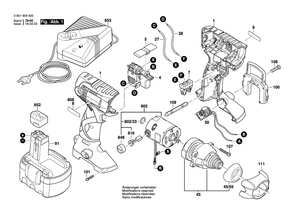 New Genuine Bosch 2607335743 Slide-In Accu Package