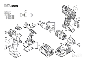 New Genuine Bosch 2607336649 Slide-In Accu Package