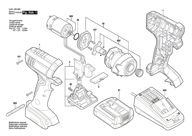 New Genuine Bosch 2607336795 Slide-In Accu Package