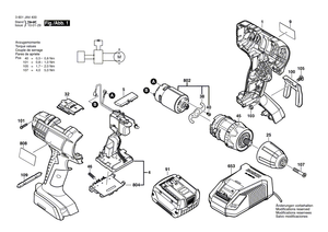 New Genuine Bosch 2607336835 Slide-In Accu Package