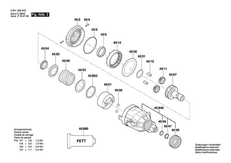 New Genuine Bosch 2607336941 Slide-In Accu Package