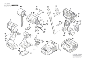 New Genuine Bosch 2607336941 Slide-In Accu Package