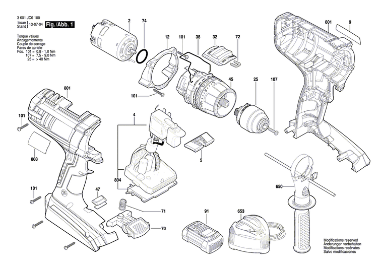 New Genuine Bosch 2607336969 Slide-In Accu Package