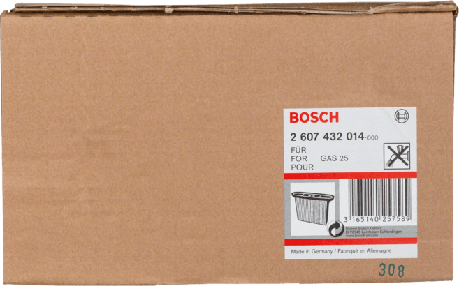 New Genuine Bosch 2607432014 Cellulose Filter