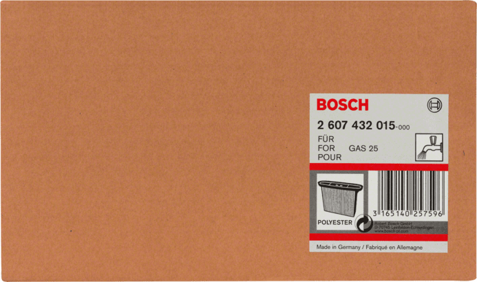 New Genuine Bosch 2607432015 PES Filter For dust extractors