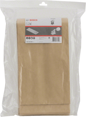 New Genuine Bosch 2607432036 Paper Filter Bag For dust extractors