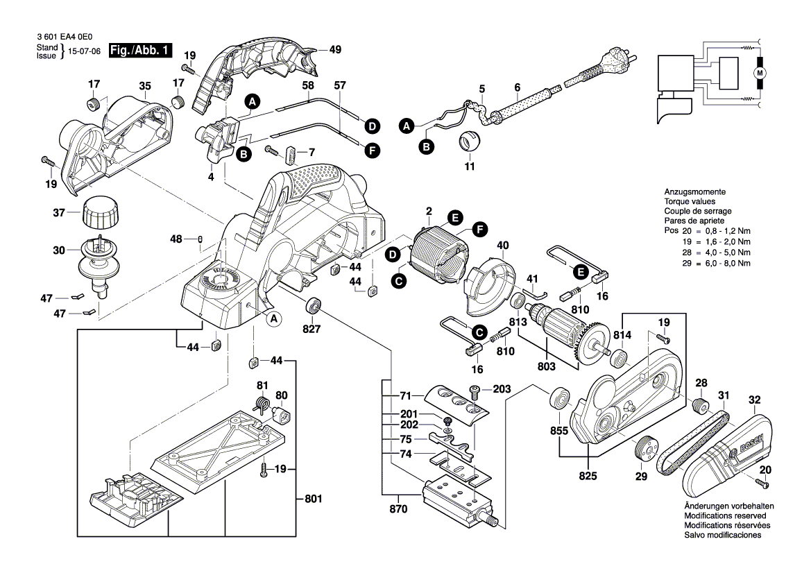 New Genuine Bosch 2607950025 Hexagon-Socket Key