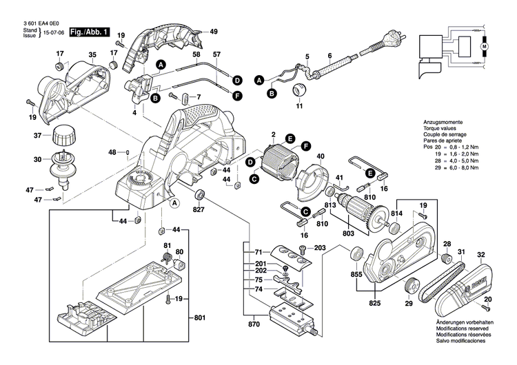 New Genuine Bosch 2607950025 Hexagon-Socket Key