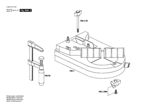 New Genuine Bosch 2607960008 Adjustable screw clamp