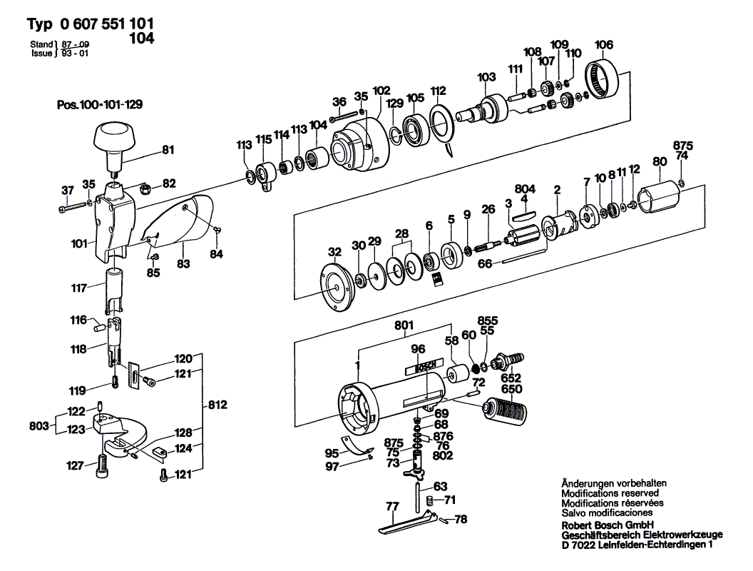 New Genuine Bosch 2607970001 Feeler Gauge
