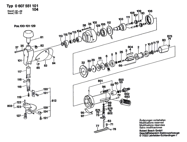 New Genuine Bosch 2607970001 Feeler Gauge
