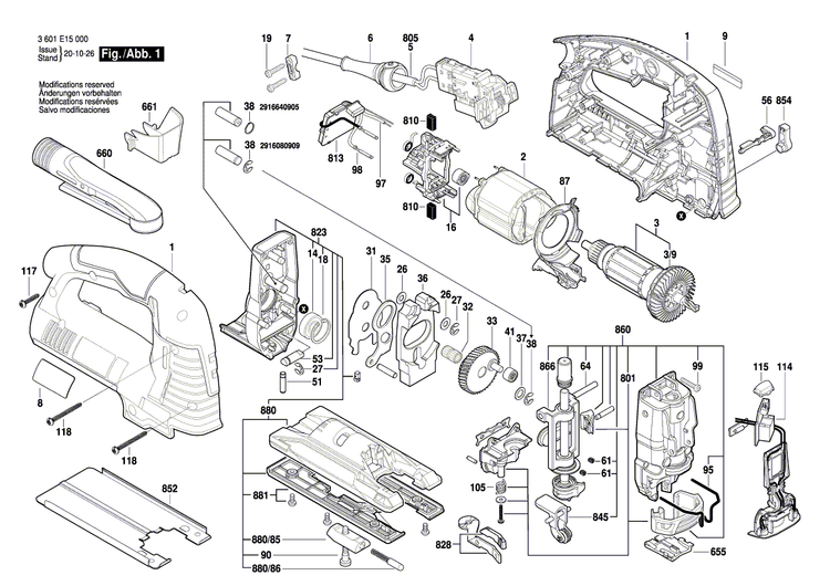 New Genuine Bosch 2607990068 Ejection Lever