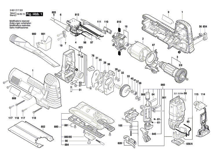 New Genuine Bosch 2607990070 Ejection Lever