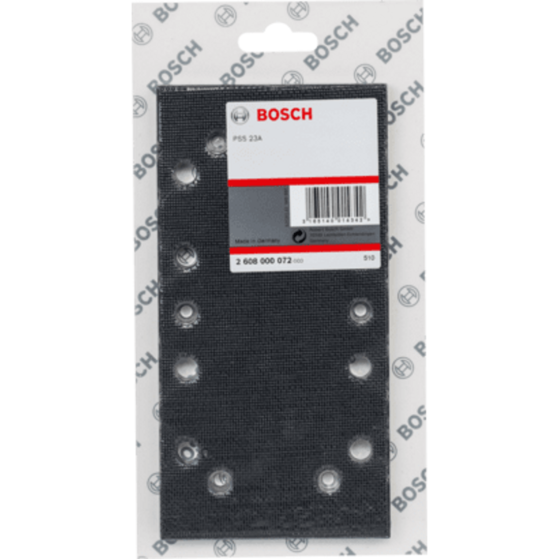 New Genuine Bosch 2608000072 Sanding Plate With hook-and-loop-Type Fastening