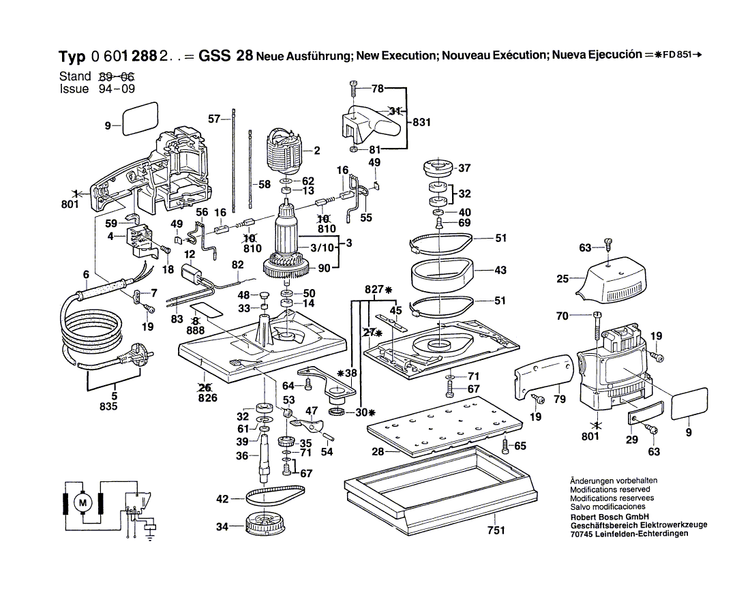 New Genuine Bosch 2608000126 Closing Plate