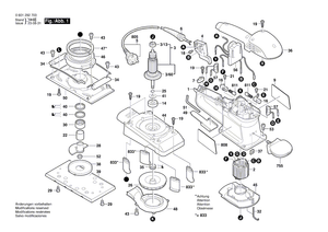 New Genuine Bosch 2608000165 Sander Plate