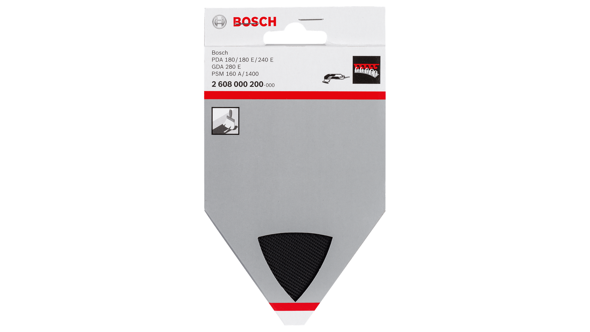 New Genuine Bosch 2608000200 Hook-and-loop-type Fastening For delta sanders