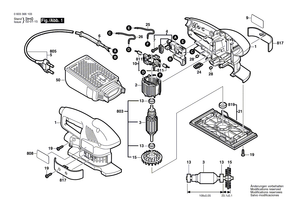 New Genuine Bosch 2608000238 Sander Plate