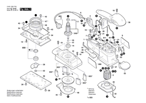 New Genuine Bosch 2608000928 Swing-Plate