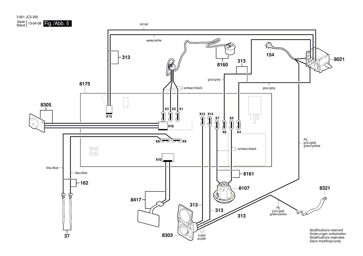 New Genuine Bosch 2608000A05 Hose