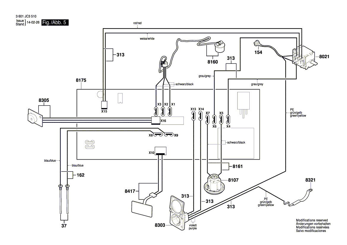 New Genuine Bosch 2608000A09 Hose