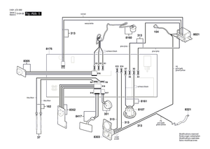 New Genuine Bosch 2608000A15 Suction Pipe