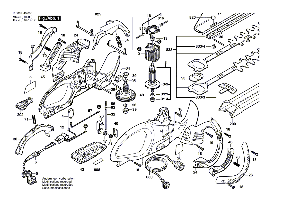 New Genuine Bosch 2608001902 Switch Segment