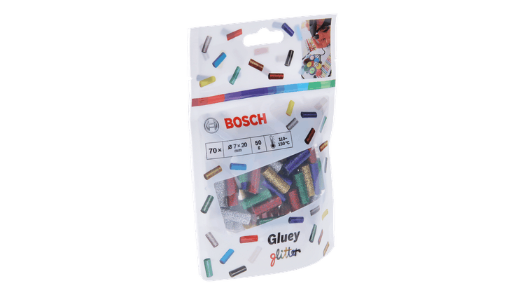 New Genuine Bosch 2608002006 Gluey Sticks Glitter Mix Glue sticks
